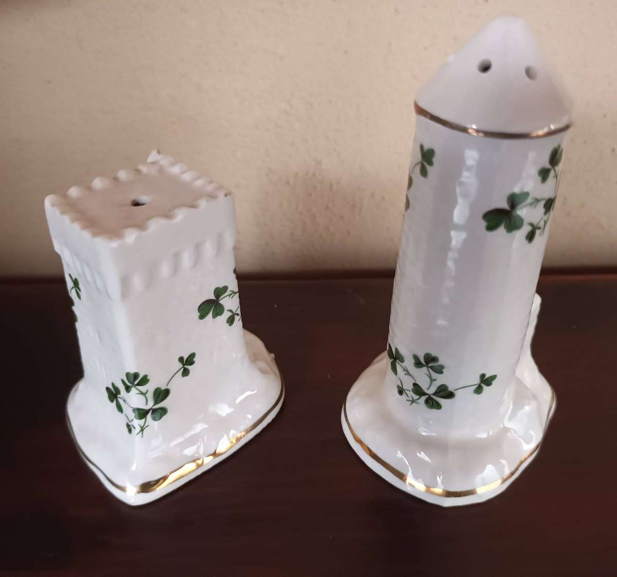 Vintage Irish Carrigaline Pottery Salt and Pepper Set