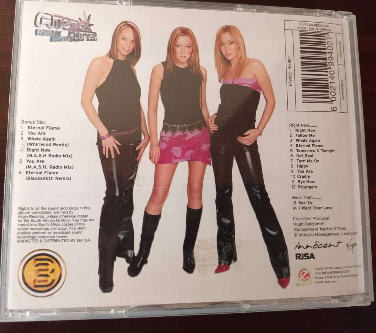 Atomic Kitten- Right Now Double CD