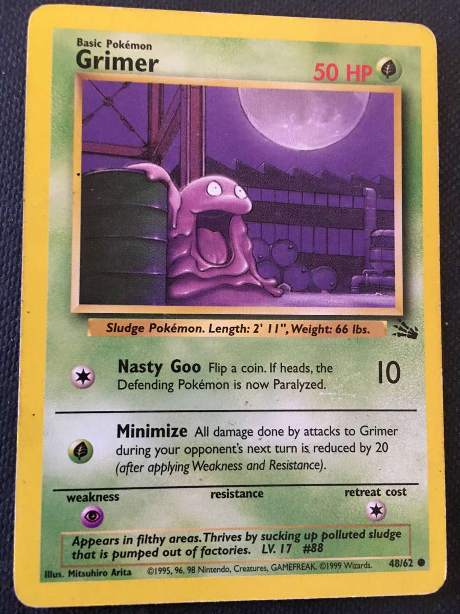 POKEMON VINTAGE TRADING CARD - GRIMER