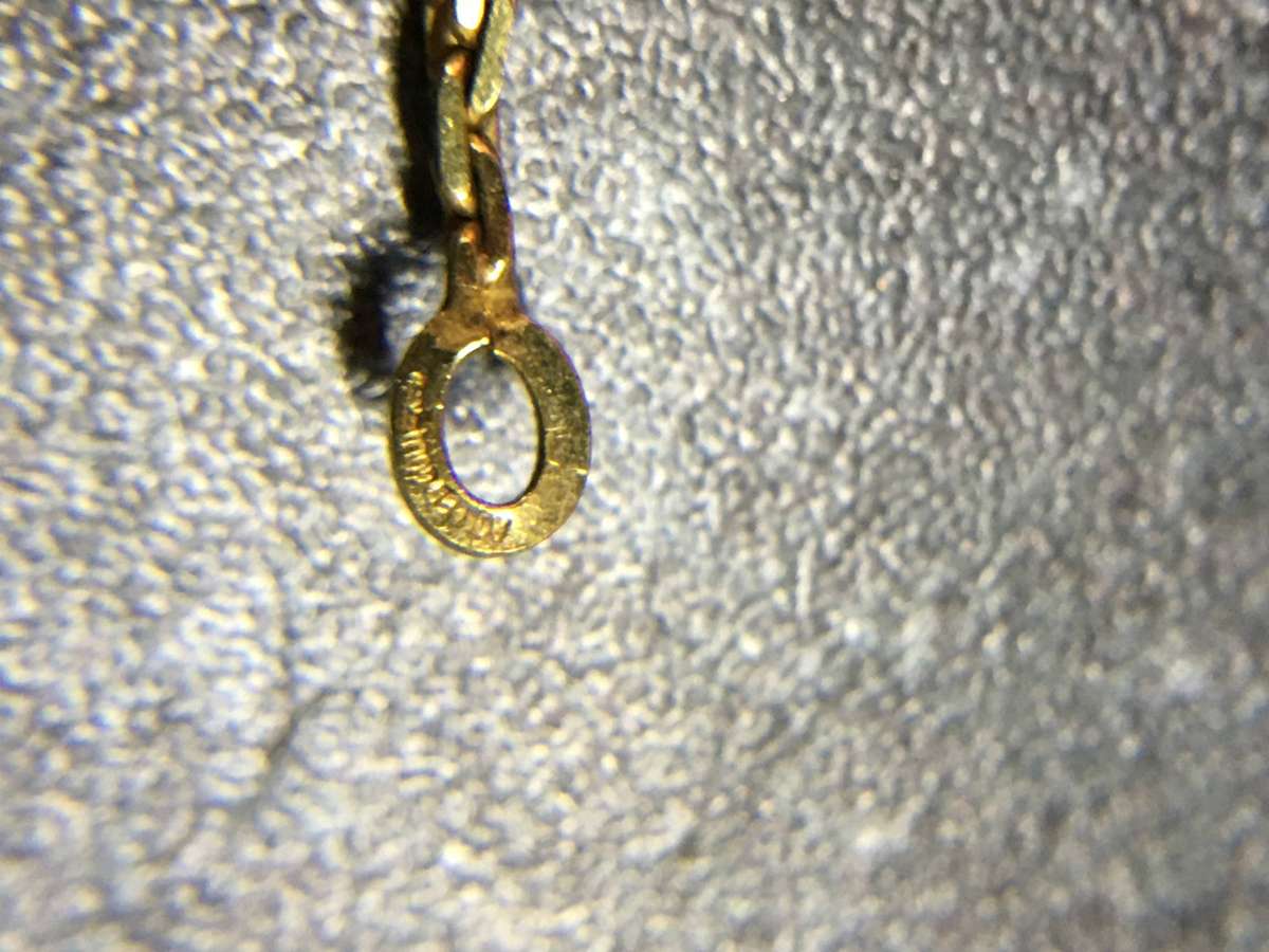 LOVELY VINTAGE ROLLED GOLD CHAIN NECKLACE