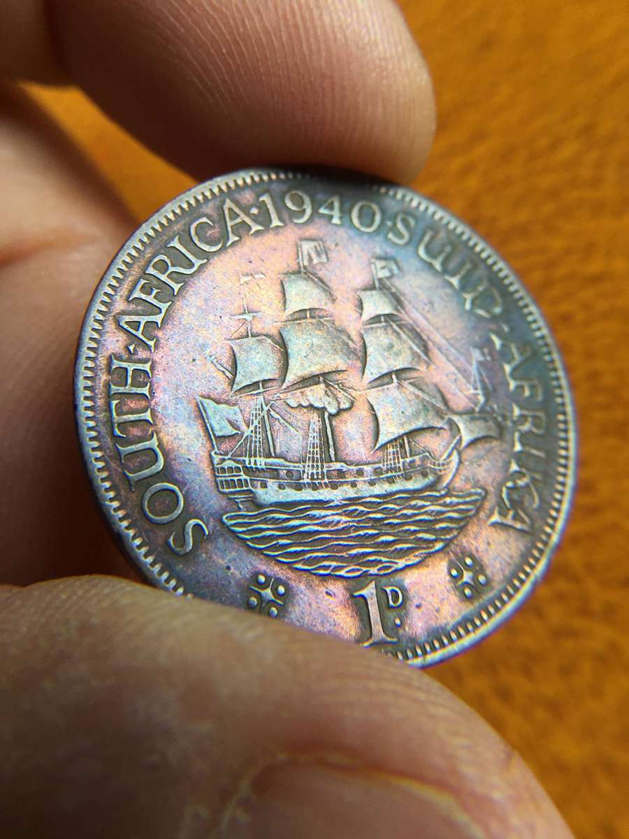 SOUTH AFRICA  - 1940 1 PENNY LOVELY TONED