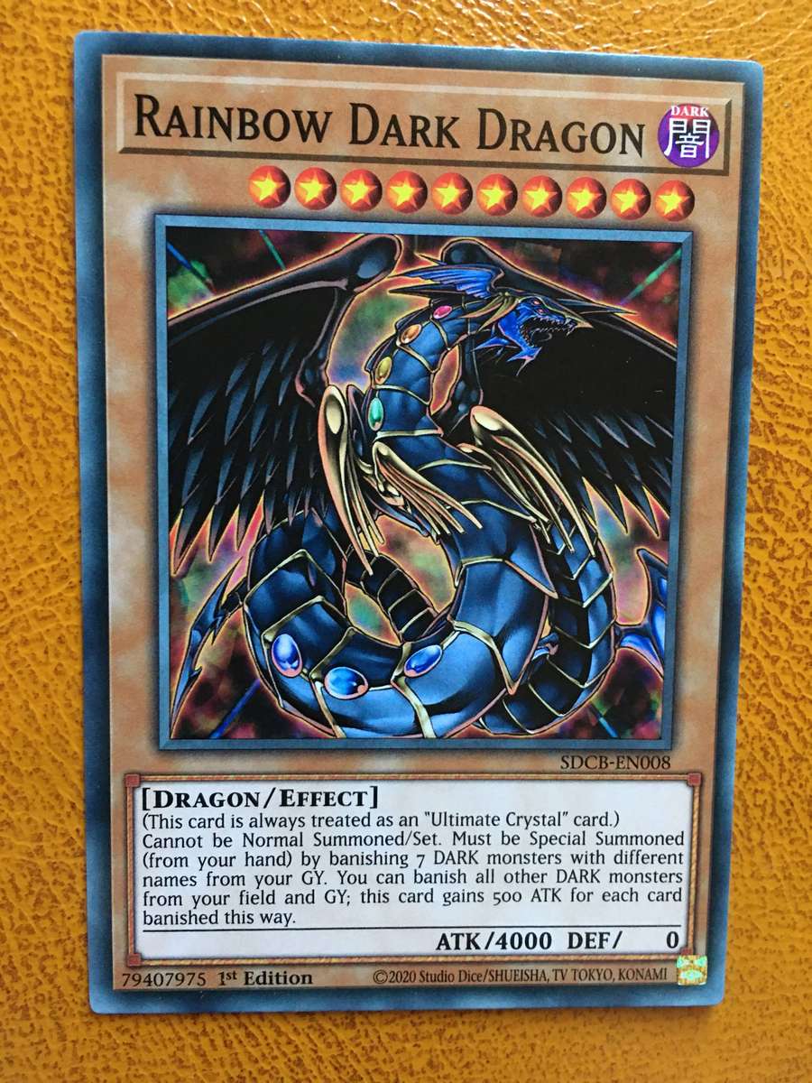 YU-GI-OH TRADING CARD - RAINBOW DARK DRAGON