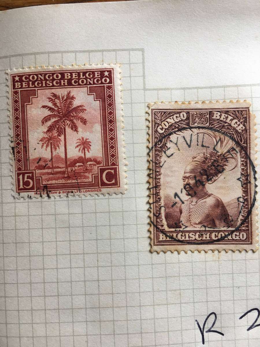CONGO LOT OF 5 MOUNTED STAMPS