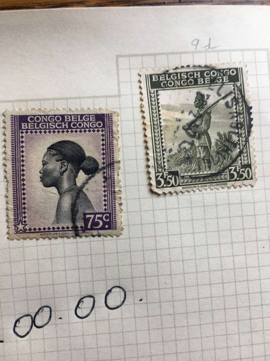 CONGO LOT OF 5 MOUNTED STAMPS