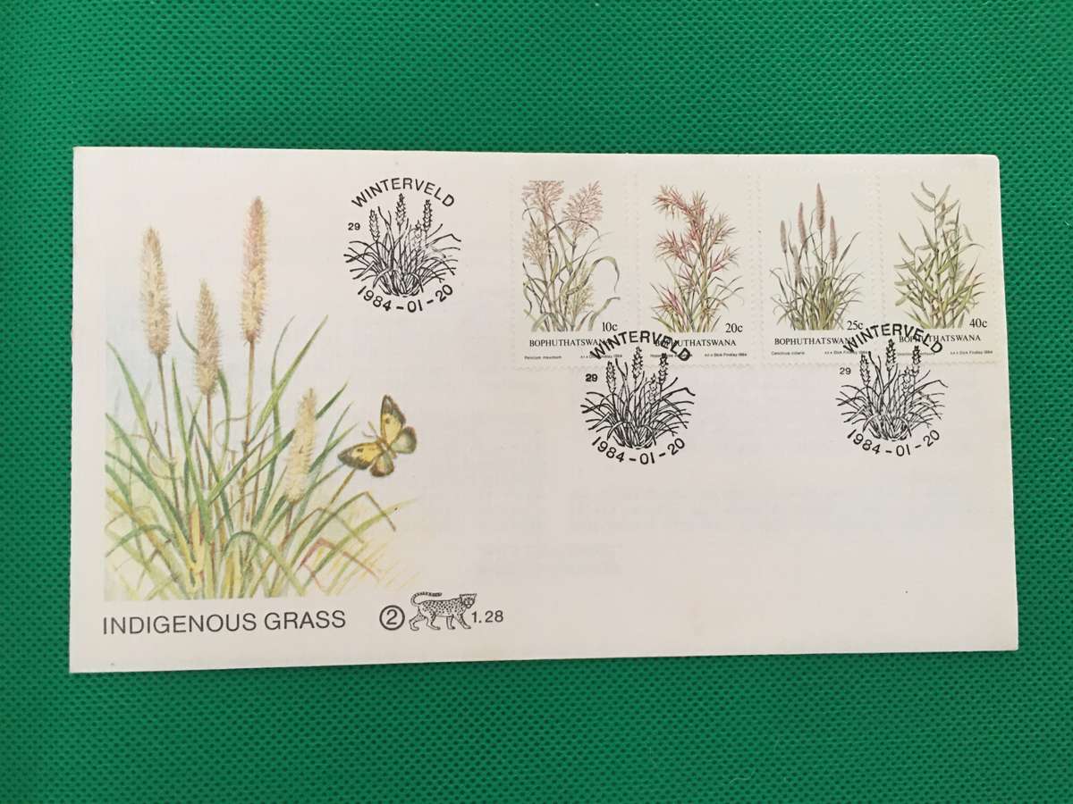 BOPHUTHATSWANA - FIRST DAU COVER - 1984 - GRASSES