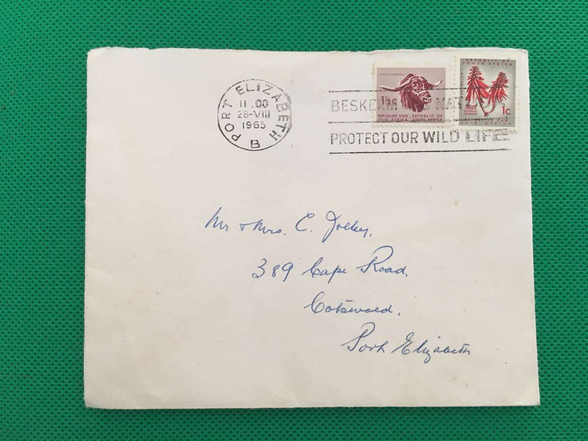 SOUTH AFRICA - ENVELOPE - 1965