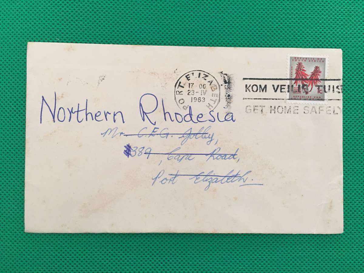 SOUTH AFRICA - ENVELOPE -1963