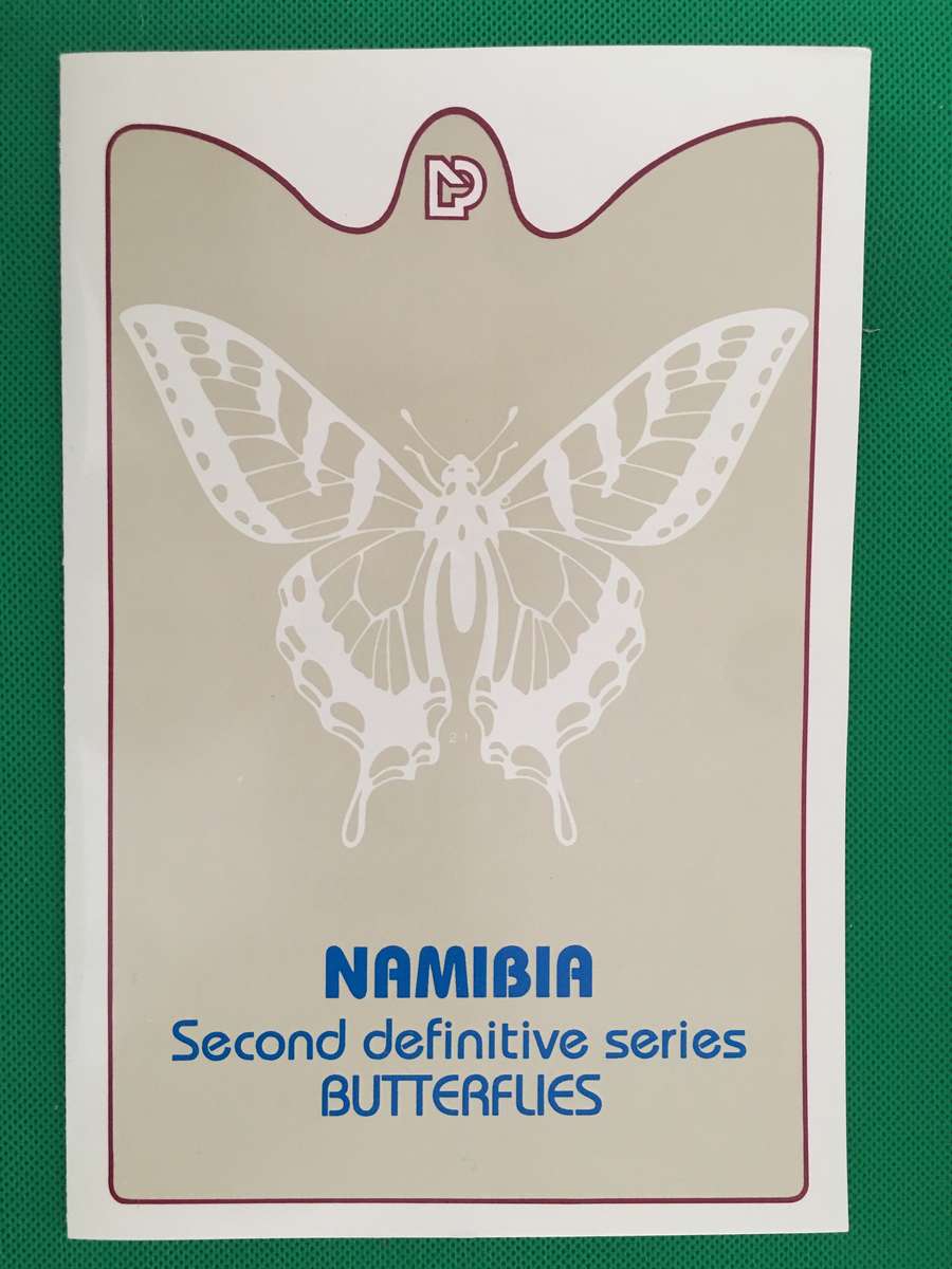 NAMIBIA FIRST DAY SHEET - BUTTERFLIES - 1993