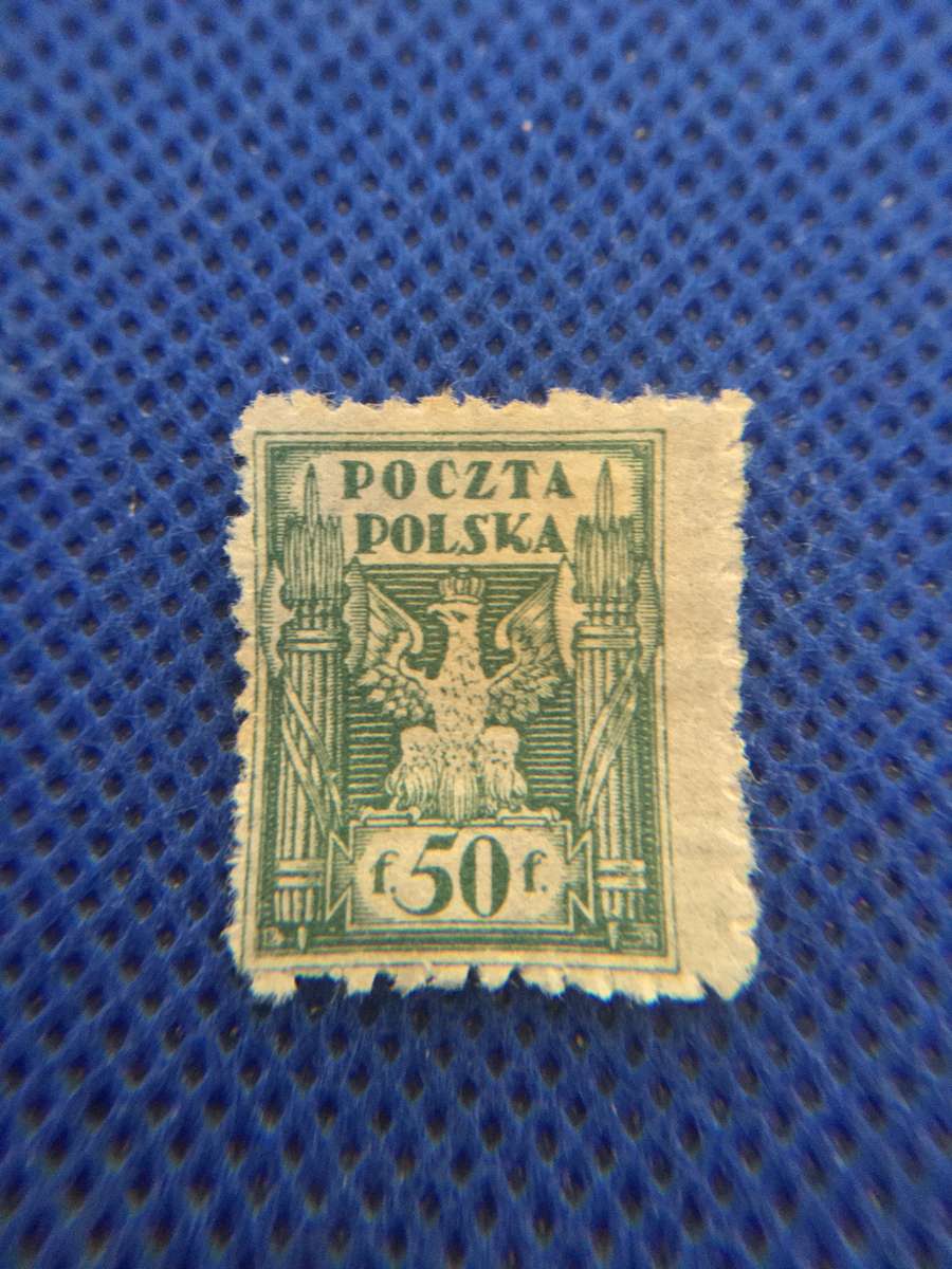 POLAND LOT OF 6 UNUSED STAMPS