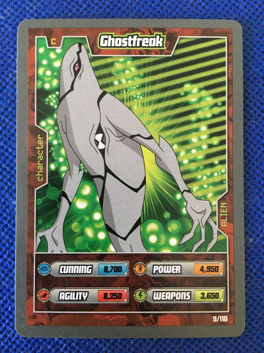 BEN 10 TRADING CARD 2009 - GHOSTFREAK