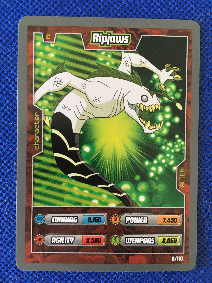 BEN 10 TRADING CARD 2009 - RIPJAWS