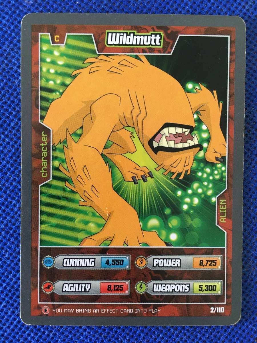 BEN 10 TRADING CARD 2009 - WILDMUTT