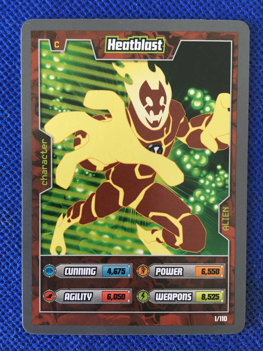 BEN 10 TRADING CARD 2009 - HEATBLAST
