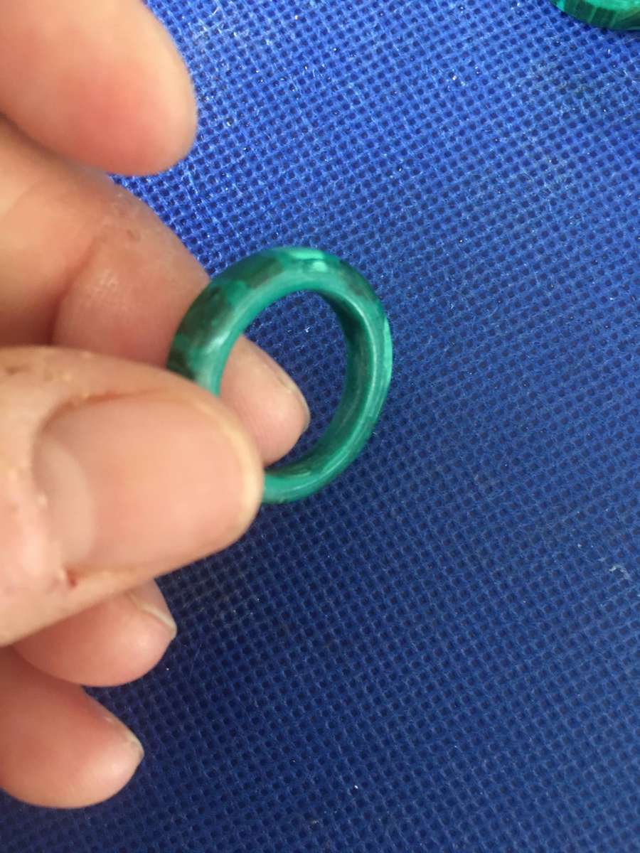 LOVELY MOSS AGATE RING