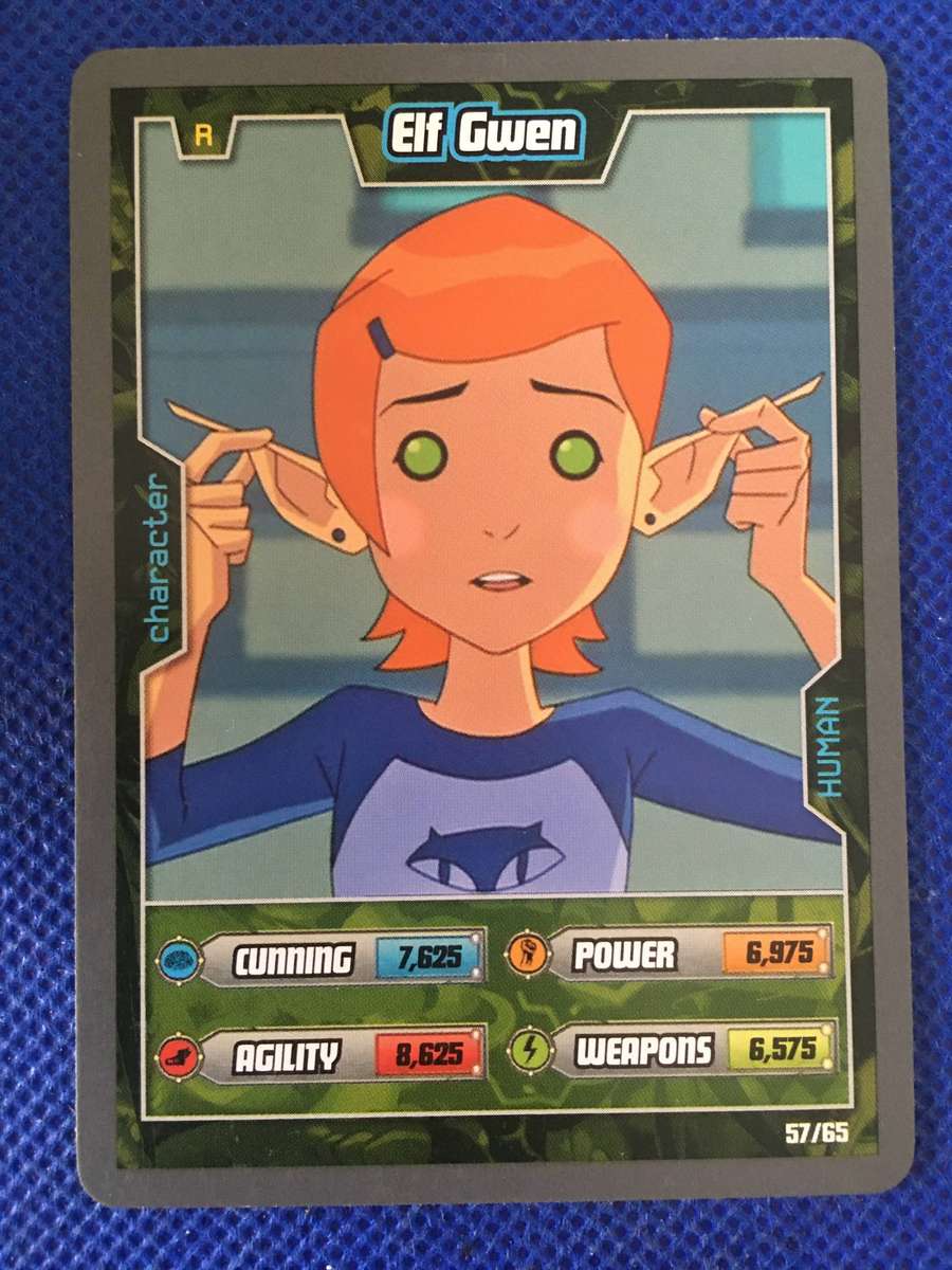 BEN 10 TRADING CARD 2009 - ELF GWEN
