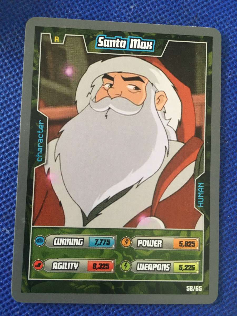 BEN 10 TRADING CARD 2009 -  SANTA MAX