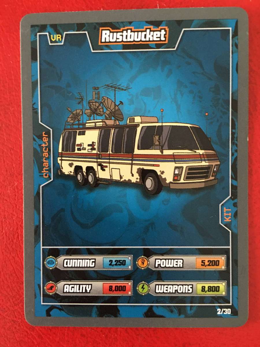 BEN 10 TRADING CARD 2009 - RUSTBUCKET