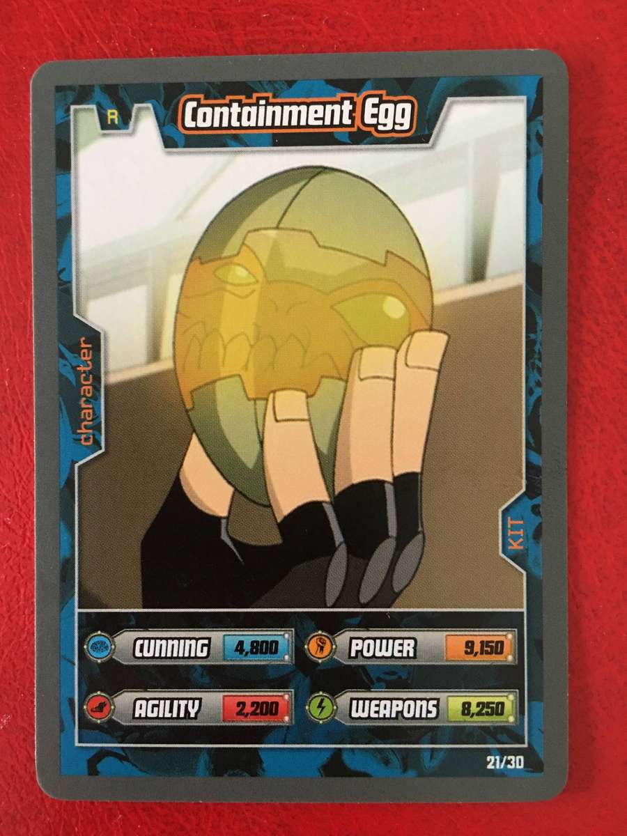 BEN 10 TRADING CARD 2009 - CONTAINMENT EGG