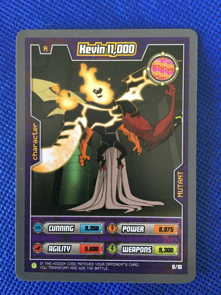 BEN 10 TRADING CARD 2009 -  KEVIN 11,000