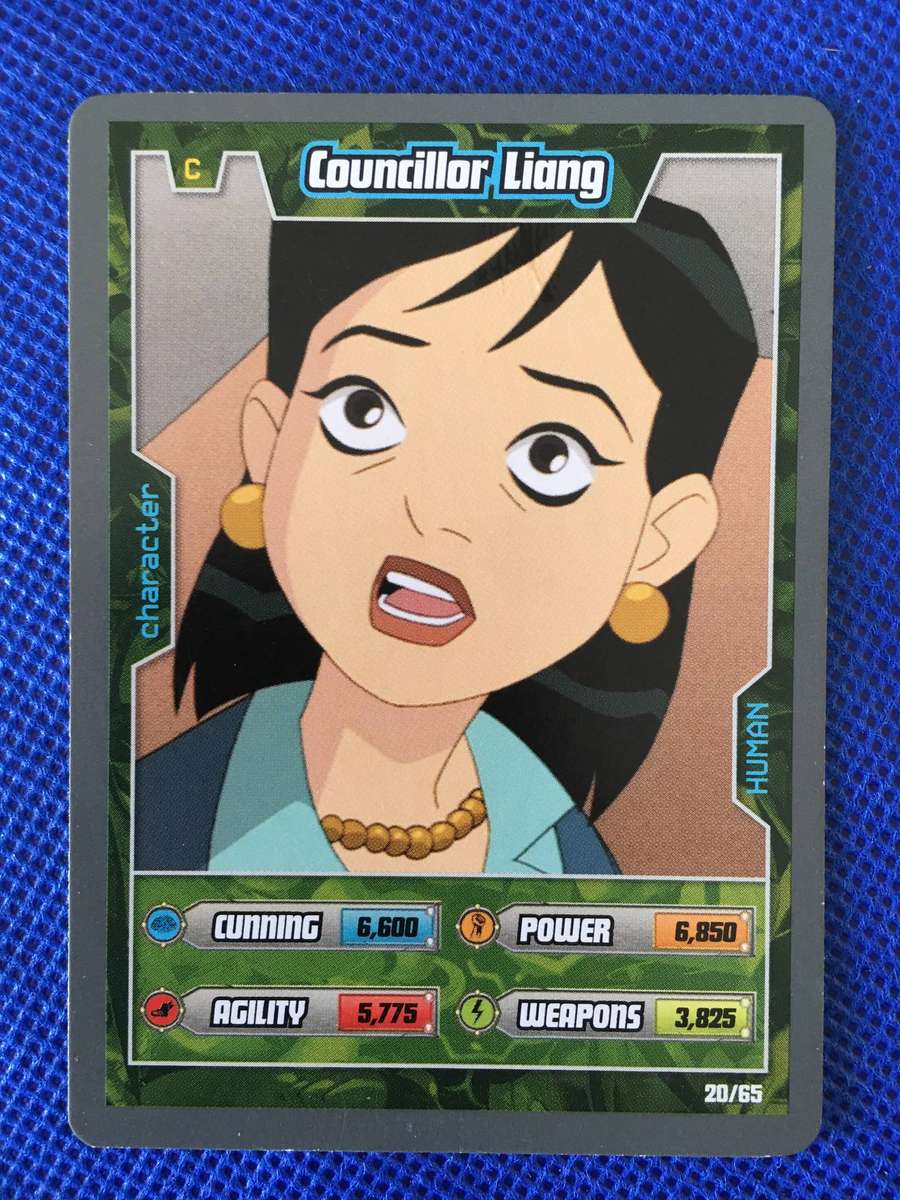 BEN 10 TRADING CARD 2009 - COUNCILLOR LIANG