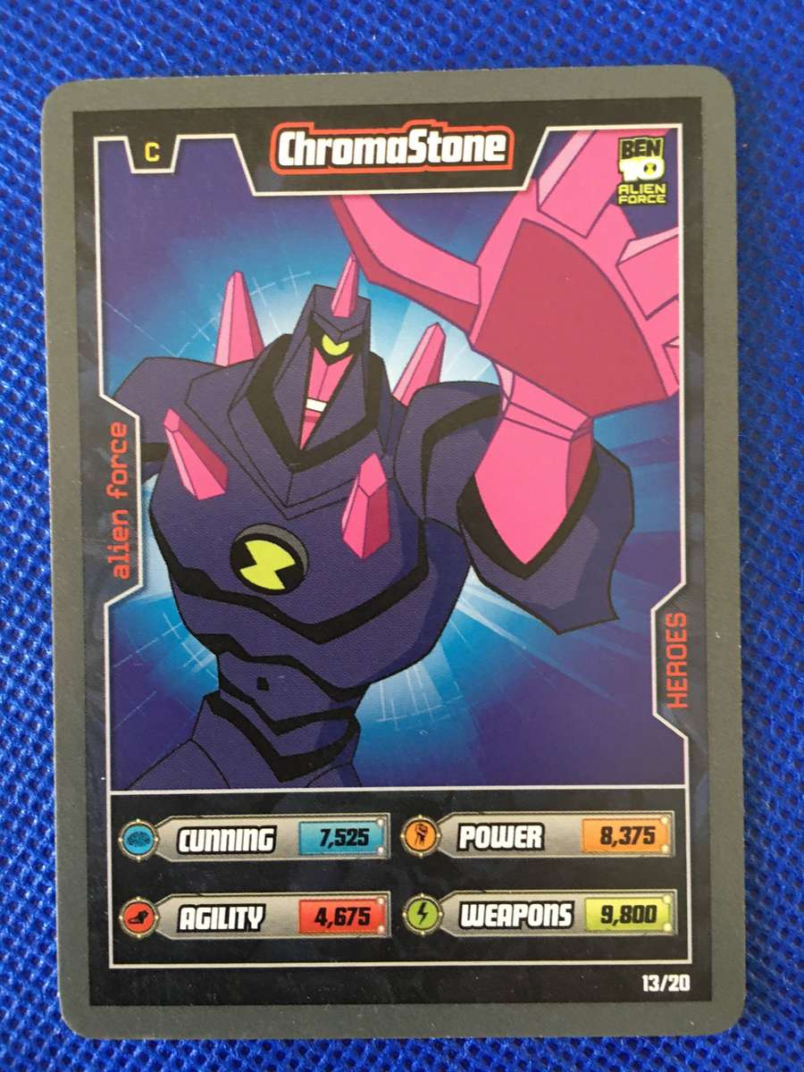 BEN 10 TRADING CARD 2009 - CHROMASTONE