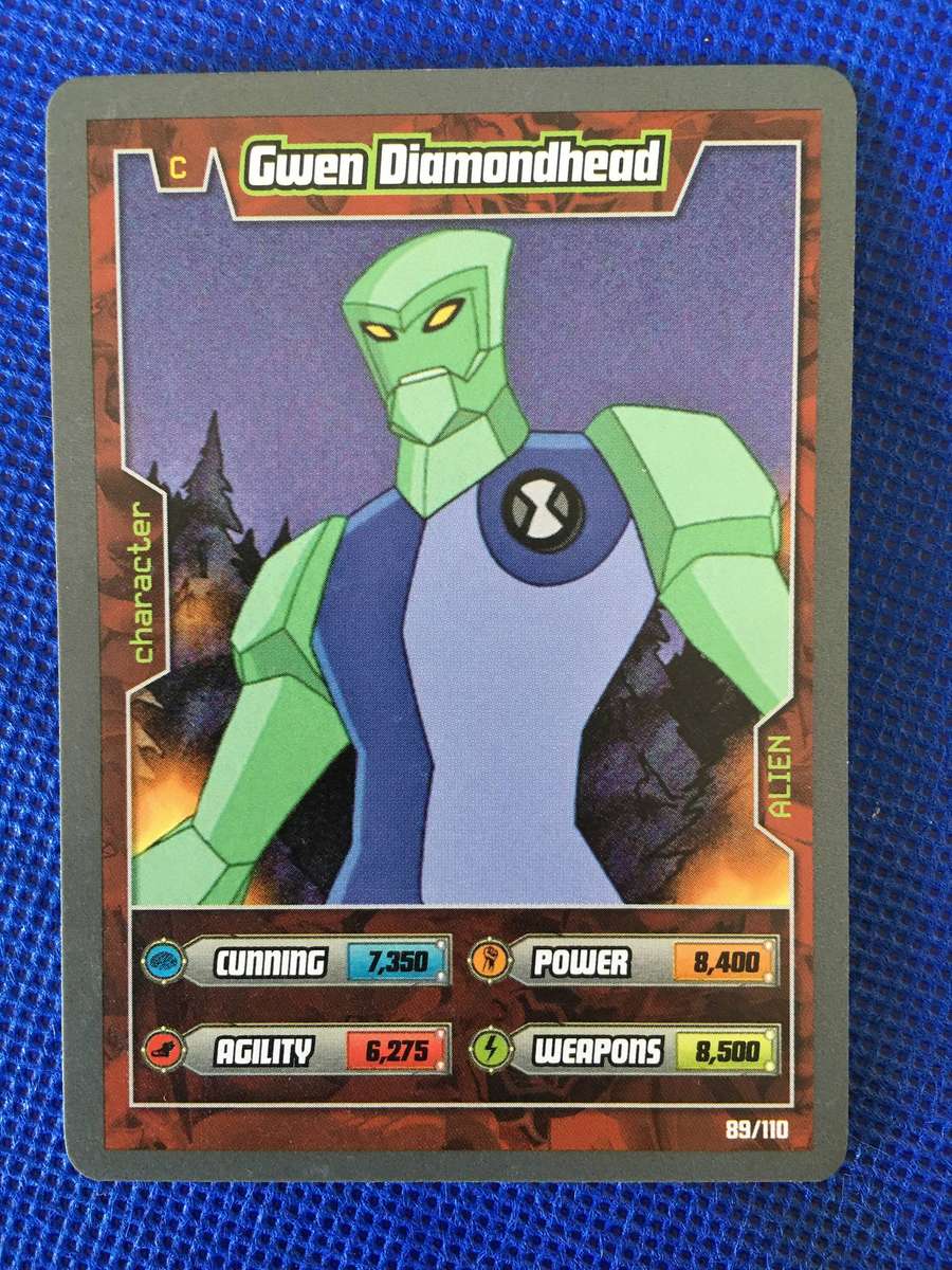 BEN 10 TRADING CARD 2009 - GWEN DIAMONDHEAD