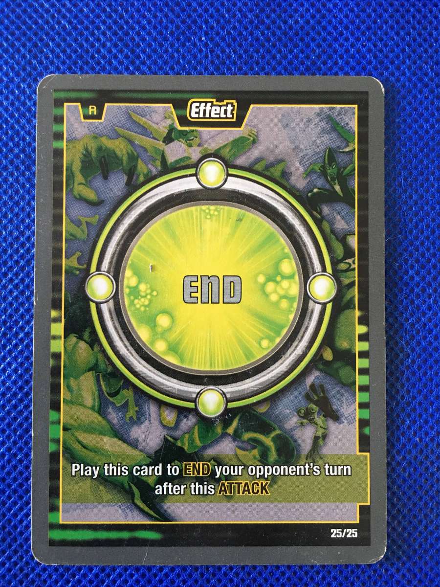 BEN 10 TRADING CARD 2009 - EFFECT CARD - END