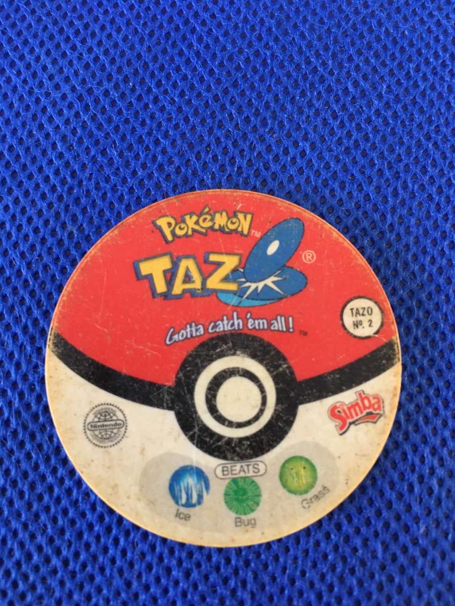 VINTAGE POKEMON TAZO - 1998 - NO. 2 - CHARMANDER
