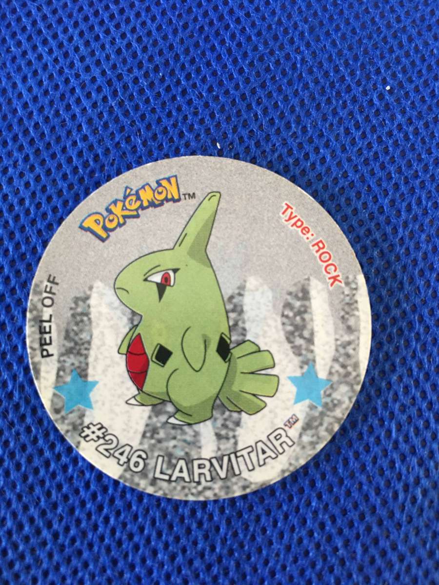 VINTAGE POKEMON TAZO - NO. 19 - LARVITAR
