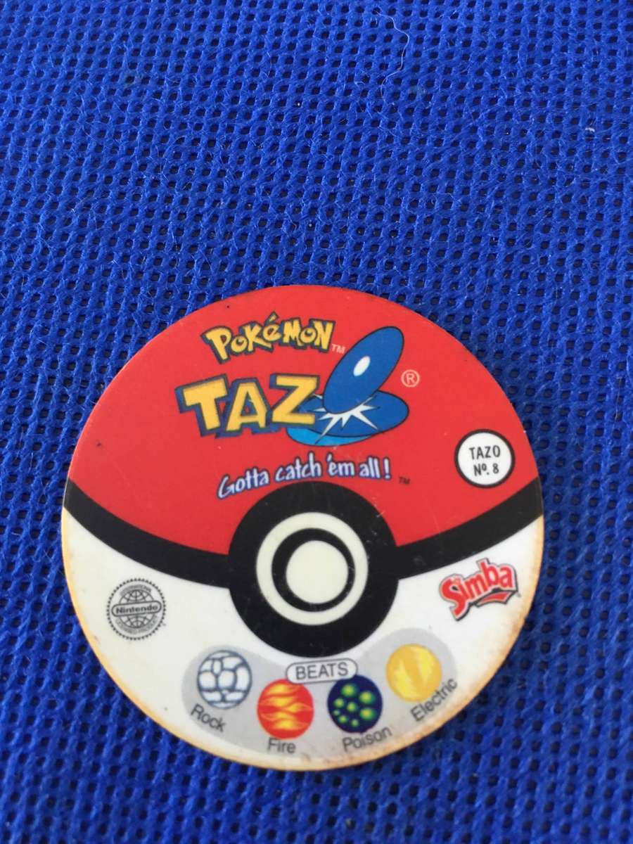 VINTAGE POKEMON TAZO - 1998 - NO. 8 -  SANDSHREW