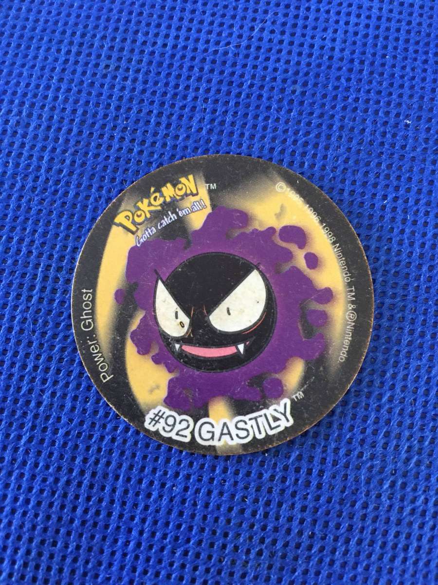 VINTAGE  POKEMON  TAZO  - 1995 - NO. 27 - GASTLY