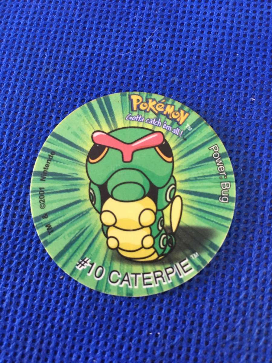 VINTAGE POKEMON TAZO  - 2001 - NO. 81 - CATERPIE