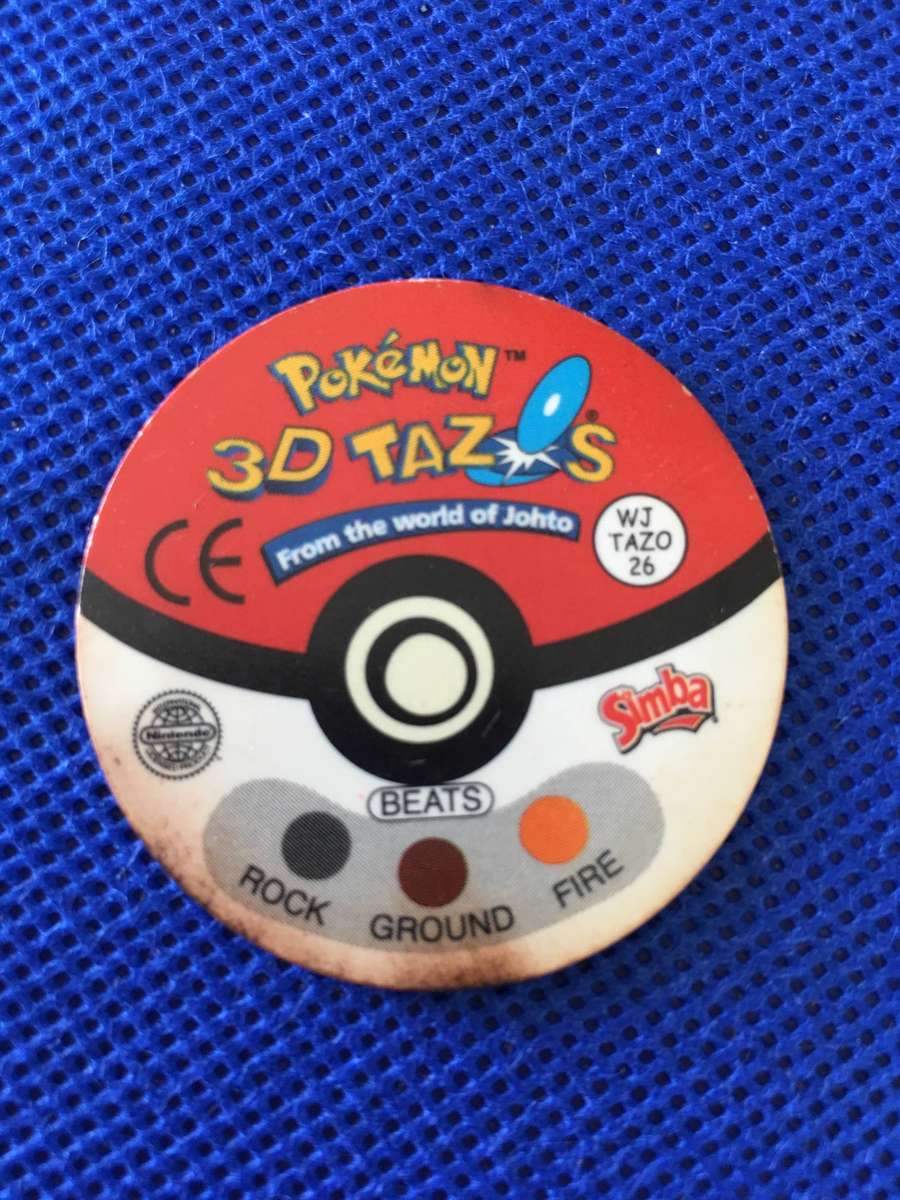 POKEMON TAZO 3D - NO. 26 - CHINCHOU - 2001