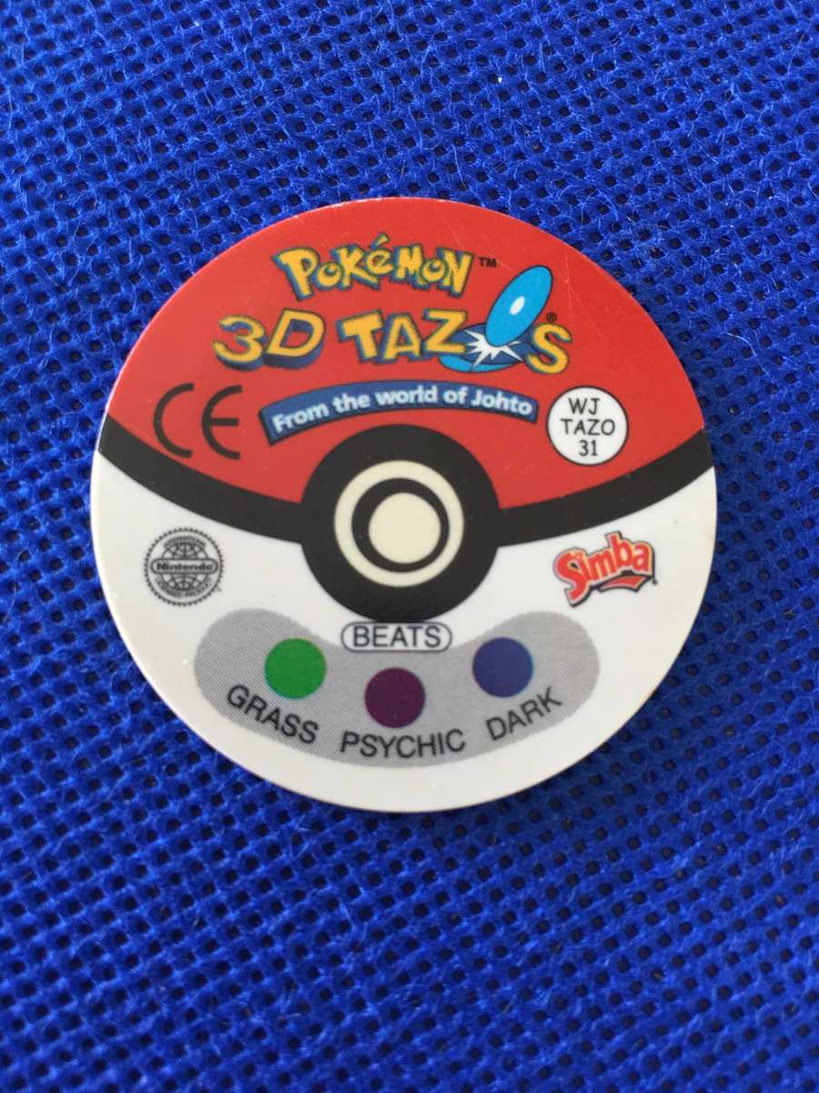 VINTAGE POKEMON TAZO  NO.  31 - 2001  - ARIADOS  3D