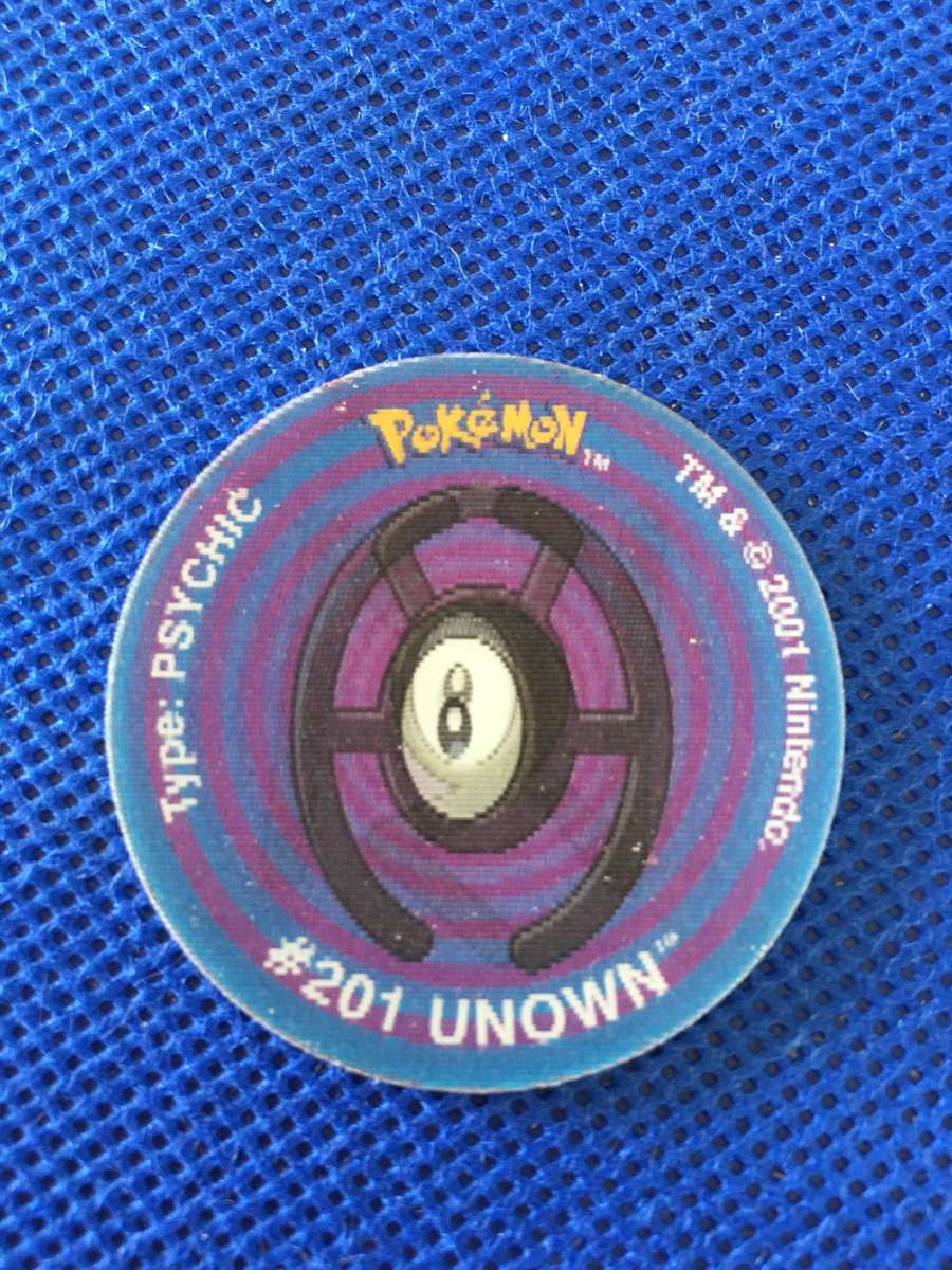 VINTAGE POKEMON TAZO  - 2001 - NO. 33 - 3D TAZO - UNOWN