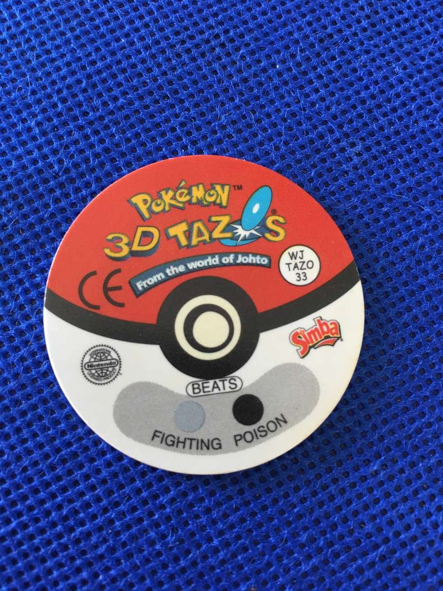 VINTAGE POKEMON TAZO  - 2001 - NO. 33 - 3D TAZO - UNOWN