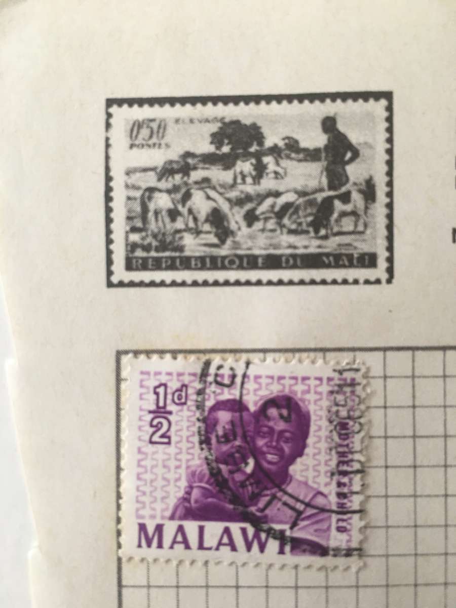 MALAWI MOUNTED USED STAMP