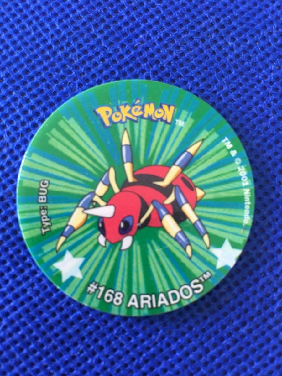 VINTAGE POKEMON TAZO - 2001 - NO. 3 - ARIADOS