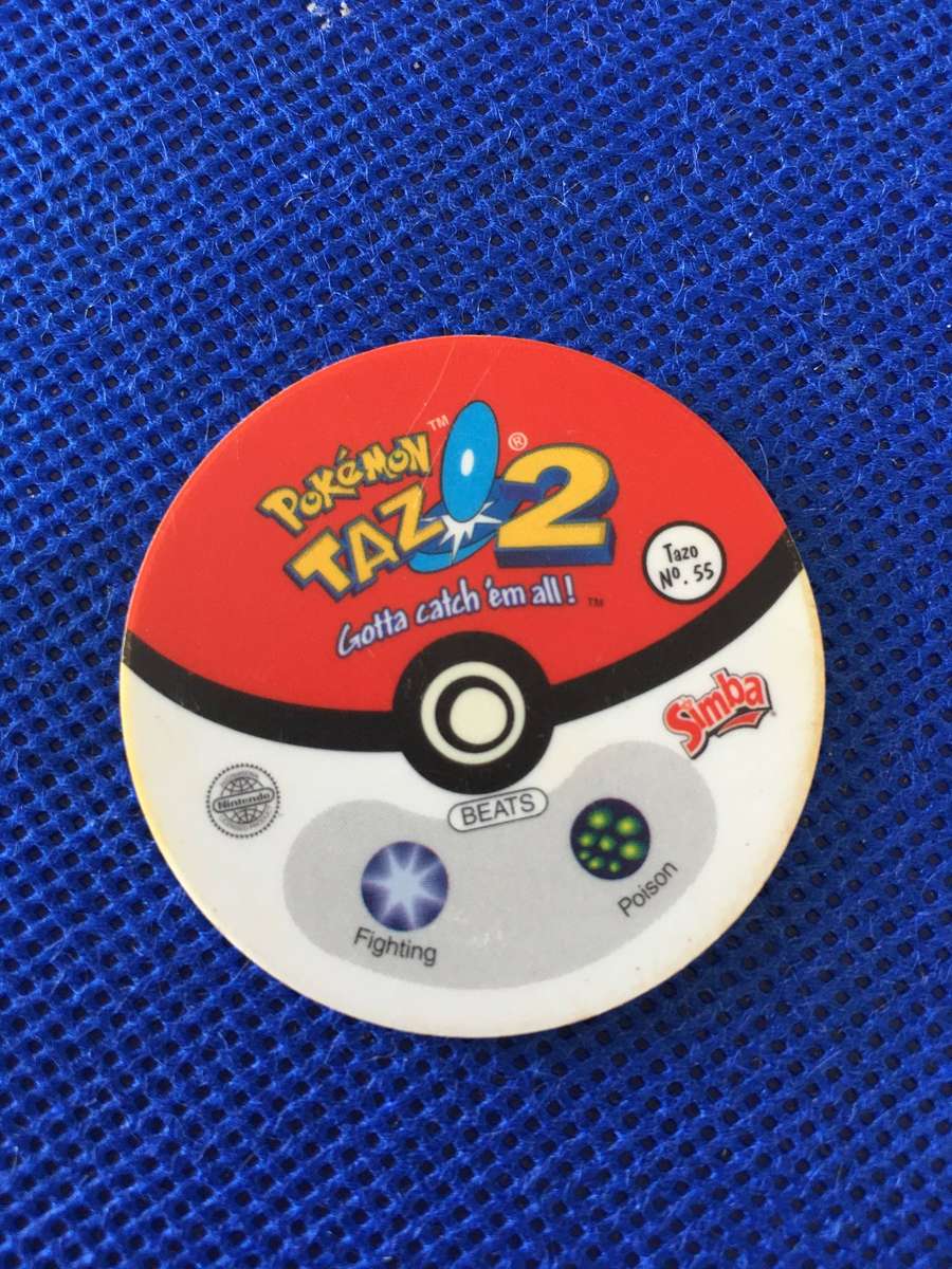 VINTAGE POKEMON TAZO - NO. 55 - 2000 - MEWTWO