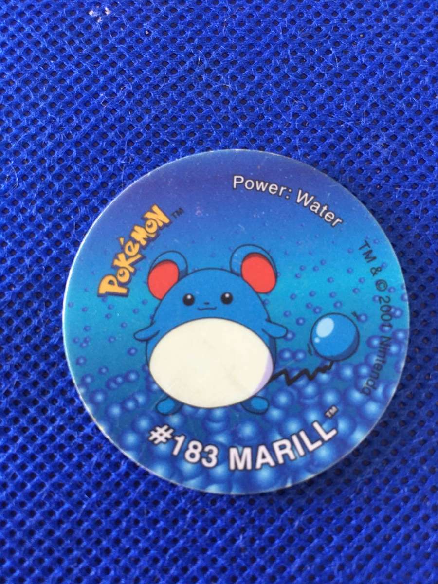 VINTAGE  POKEMON  TAZO  - 2001 - NO. 7 - MARILL
