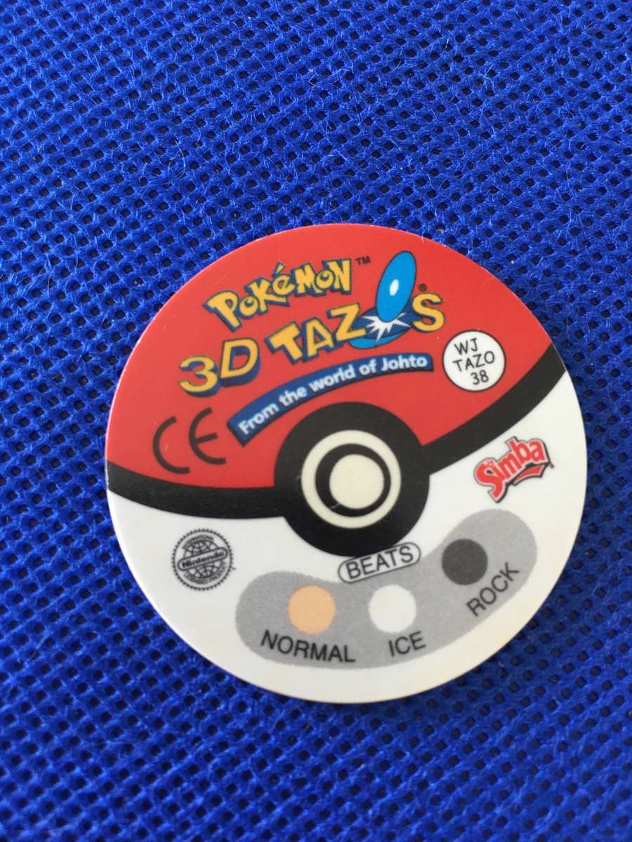VINTAGE POKEMON  TAZO 3D - 2001 - NO.  38  HITMONLEE