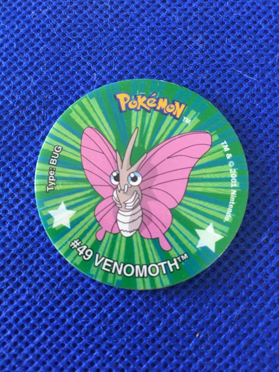 VINTAGE POKEMON TAZO - 2001 - NO. 4 - VENOMOTH