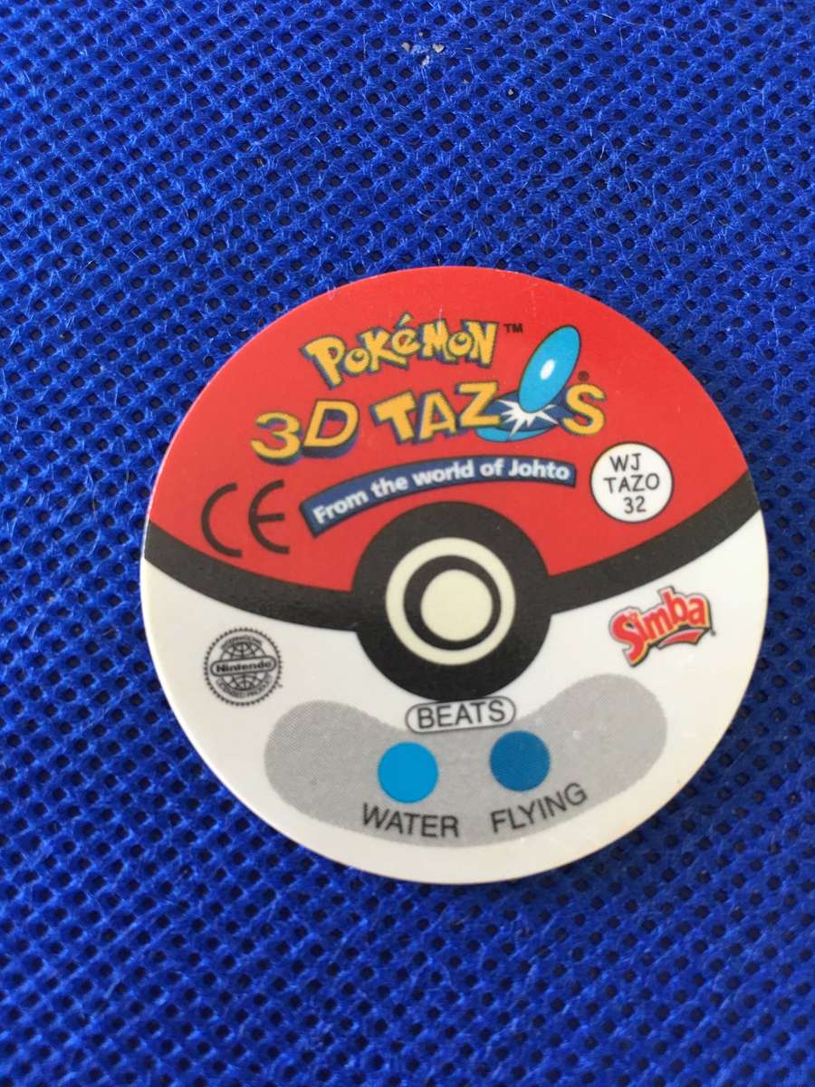VINTAGE POKEMON TAZO  NO. 32 - 3D TAZO - 2001 - RAICHU