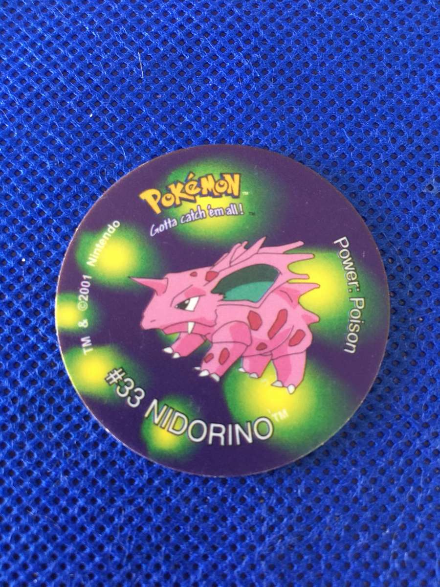 VINTAGE POKEMON TAZO - NO. 100 -2001 - NIDORINO