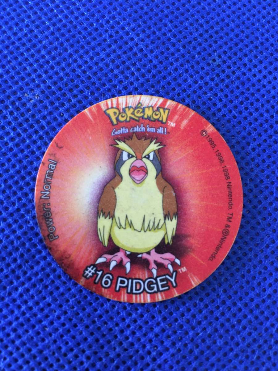 VINTAGE POKEMON TAZO - 1998 - TAZO NO. 5 - PIDGEY