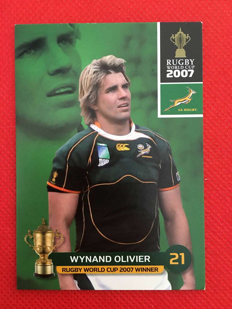 RUGBY TRADING CARD - SPRINGBOKS - WYNAND OLIVIER - 2007