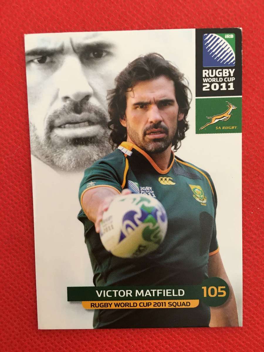 RUGBY TRADING CARD - SPRINGBOKS - 2007 - VICTOR MATFIELD