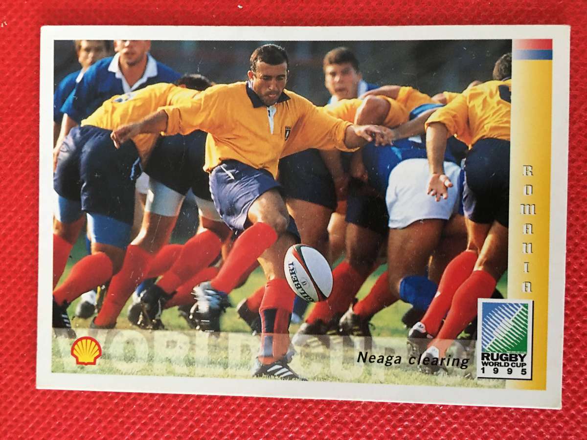 VINTAGE RUGBY TRADING CARD - SHELL - 1995 -  NEAGA CLEARING
