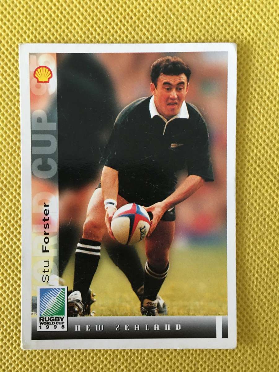 VINTAGE RUGBY TRADING CARD - 1995 RUGBY WORLD CUP -  STU FORSTER