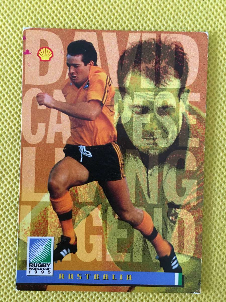 VINTAGE RUGBY TRADING CARD - 1995 RUGBY WORLD CUP -  DAVID IAN CAMPESE